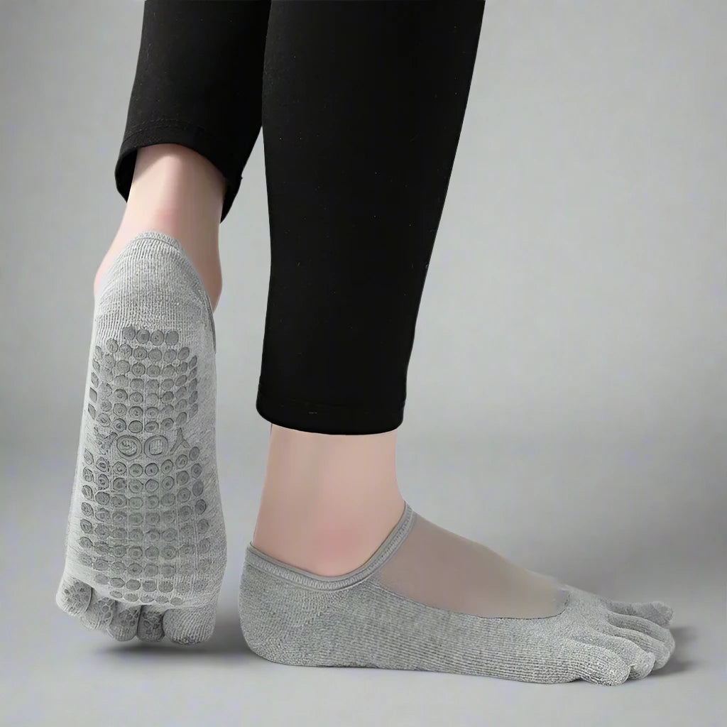 FootVeyron Women's Yoga & Pilates Grip Socks