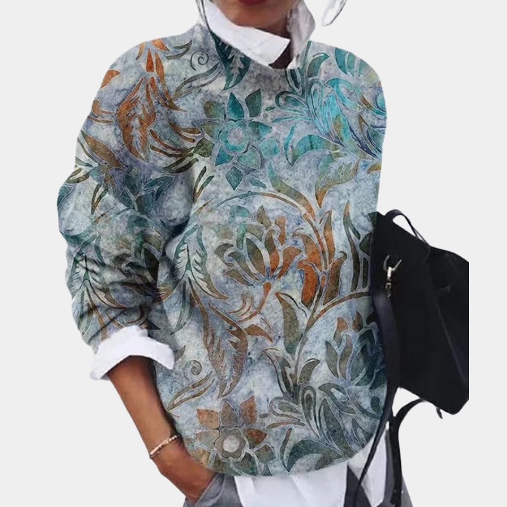 Women's Light Summer Sweater with Print - Stylish Casual Top in Versatile Colors 5