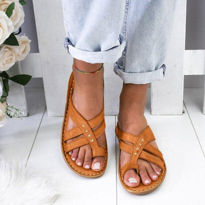 Cathrine Strappy Flat Sandals