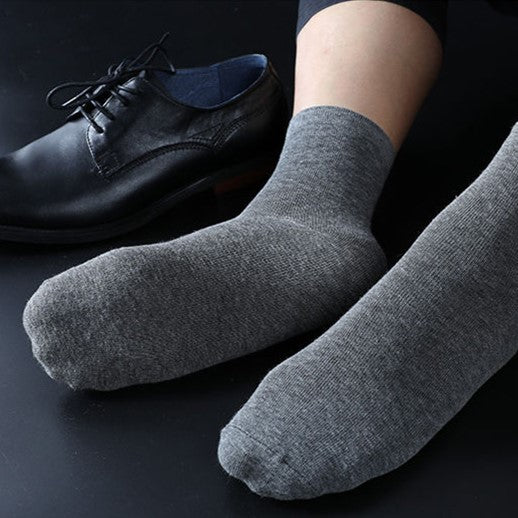 ComfySet Business Cotton Crew Socks For Men - 10 Pairs