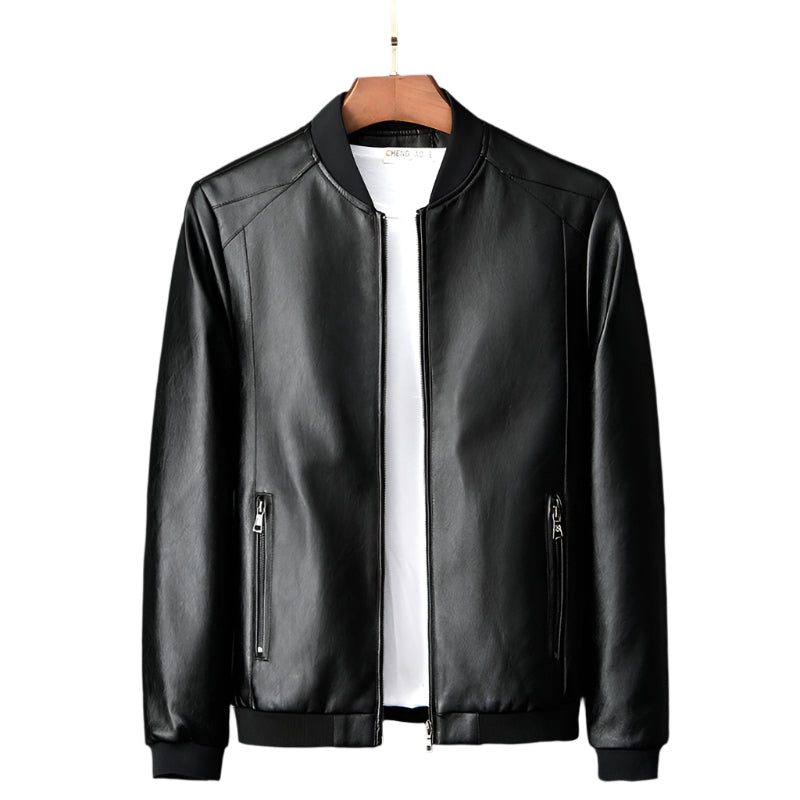Men's Vegan Leather Jacket - Stylish Eco-Friendly Design for Versatile Wear 2