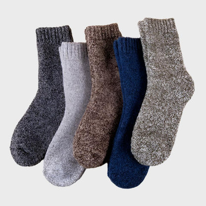 UltraWarm Men's Cozy & Comfortable Winter Socks with Cashmere - 3 Pairs