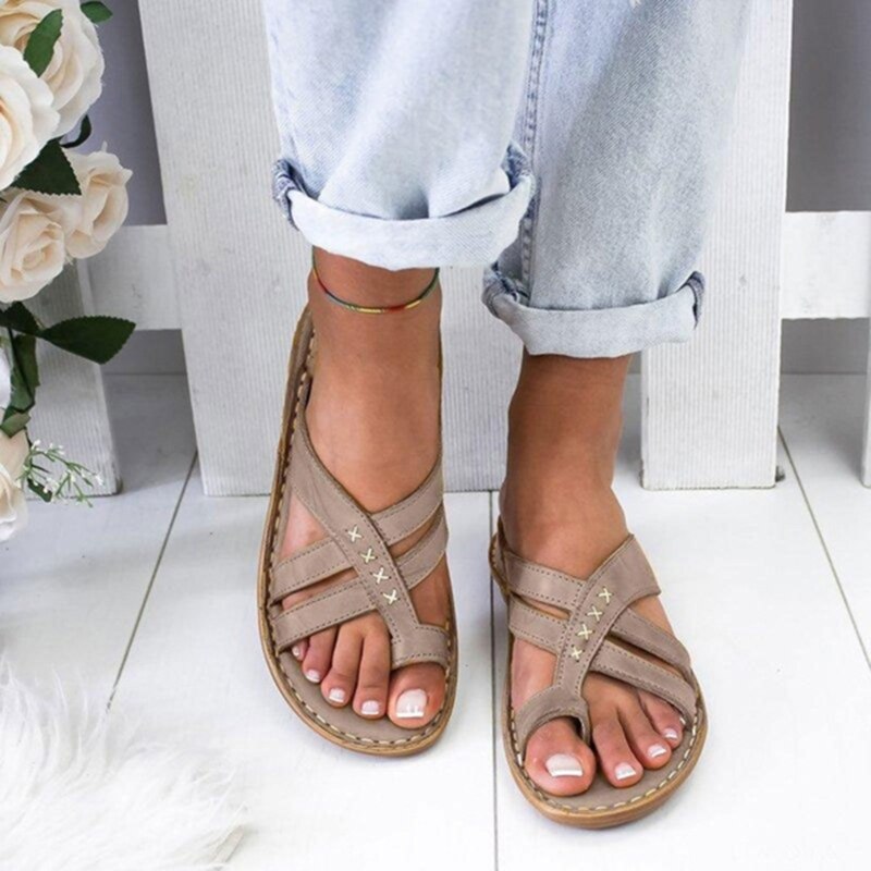 Cathrine Strappy Flat Sandals