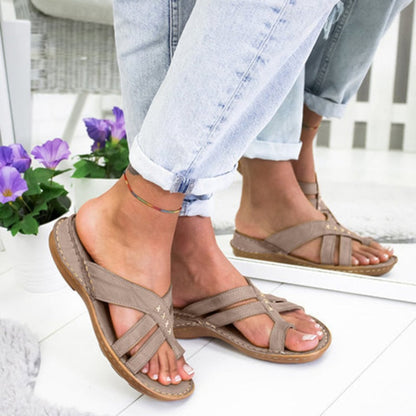 Cathrine Strappy Flat Sandals