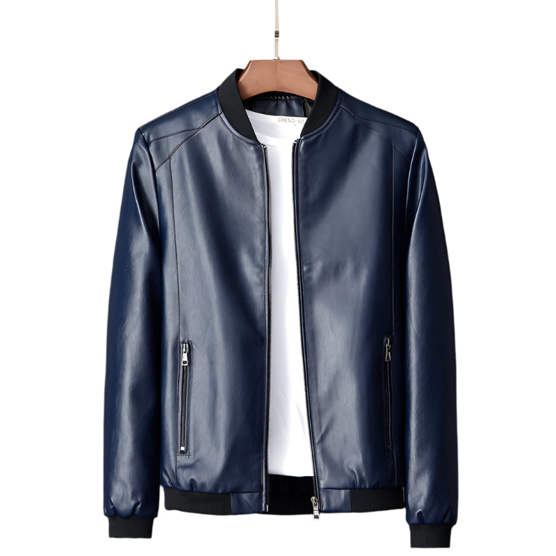 Men's Vegan Leather Jacket - Stylish Eco-Friendly Design for Versatile Wear 1