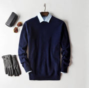 Men's Sweater - Luxurious and Comfortable O-Neck Jumper