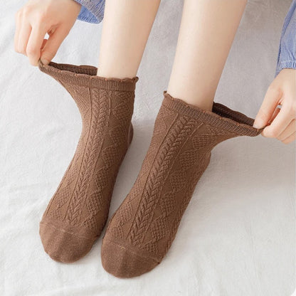 SweetWood - Thin Women's Cotton Socks for Summer - 6 Pairs