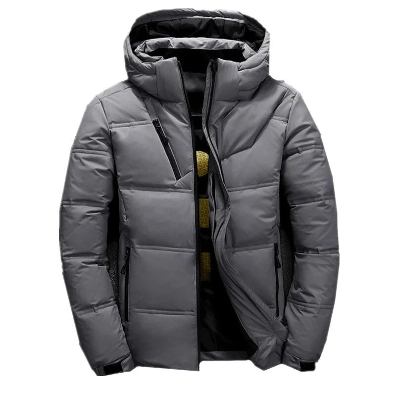 Men's Ski Jacket - Warm Slim Fit Snow Jacket with Hood for Winter Sports 3