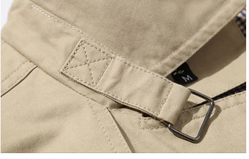 men's Trench Coat - Stylish Long Coat for All Seasons, Sizes M to 5XL 5