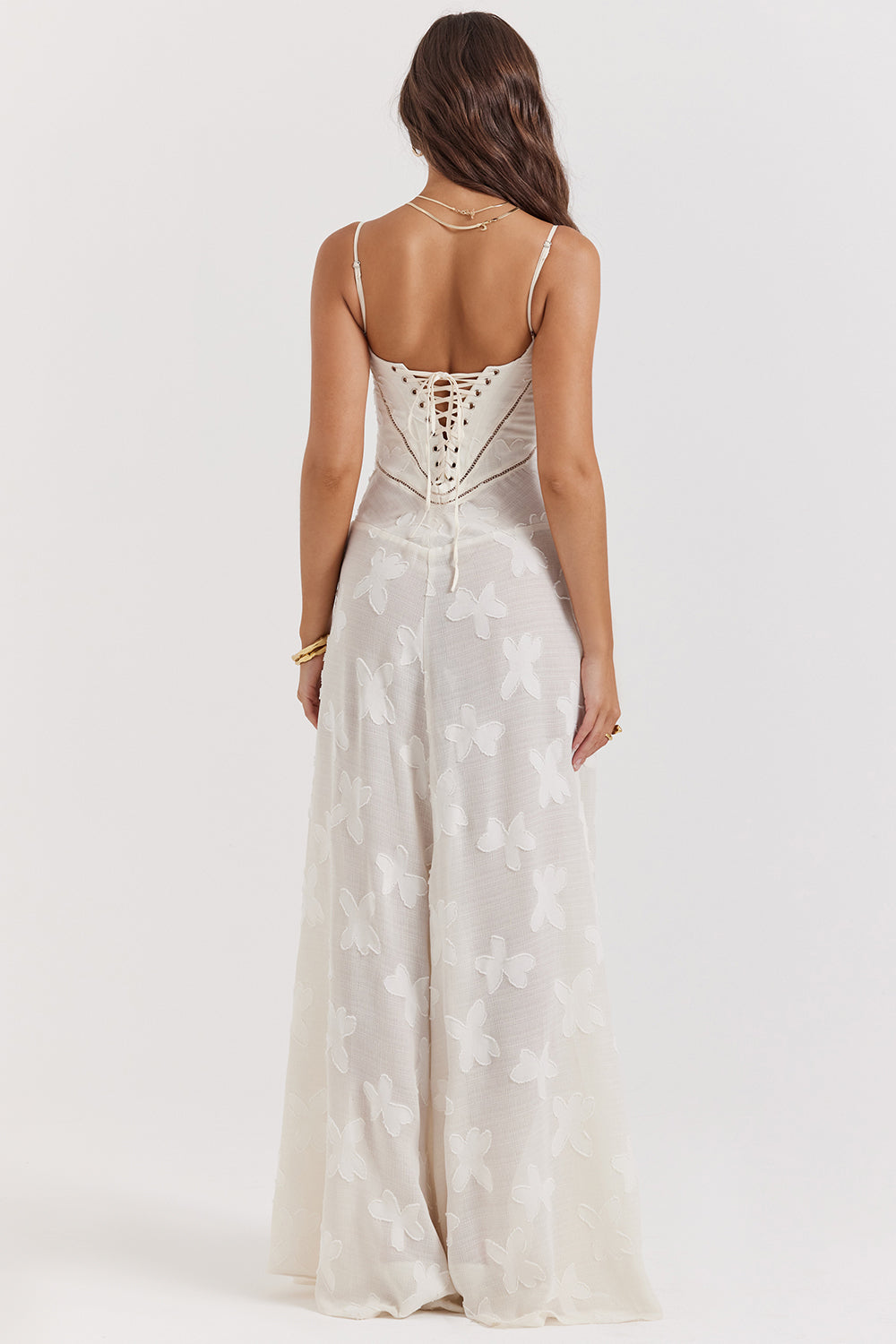 Celeste Elegant Romantic Corset Maxi Dress