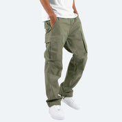 Men's Black Cargo Pants - Stylish & Comfortable with Practical Pockets 10
