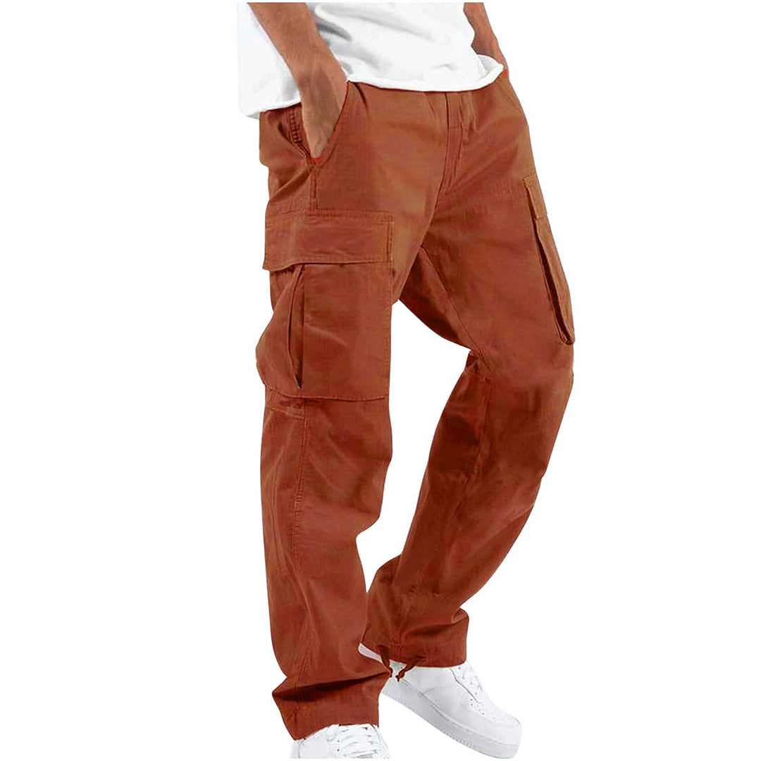 Men's Black Cargo Pants - Stylish & Comfortable with Practical Pockets 11