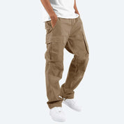 Men's Black Cargo Pants - Stylish & Comfortable with Practical Pockets 9