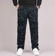 Men's Black Cargo Pants with Multiple Pockets for Casual and Outdoor Wear 9