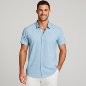 Men's Button-Up Shirt for Casual and Semi-Formal Style