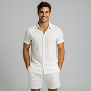 Men's Button-Up Shirt for Casual and Semi-Formal Style