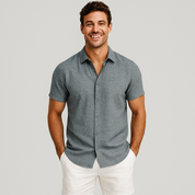 Men's Button-Up Shirt for Casual and Semi-Formal Style