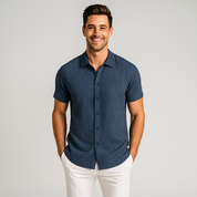 Men's Button-Up Shirt for Casual and Semi-Formal Style