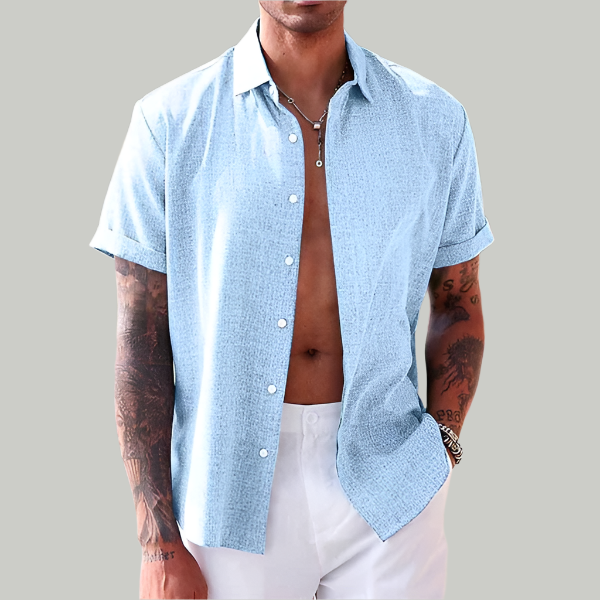 Men's Button-Up Shirt for Casual and Semi-Formal Style 8