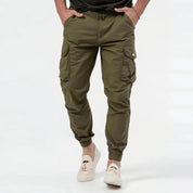 Men's Cargo Joggers with Adjustable Waistband and Multi-Functional Pockets 2