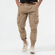 Men's Cargo Joggers with Adjustable Waistband and Multi-Functional Pockets 5
