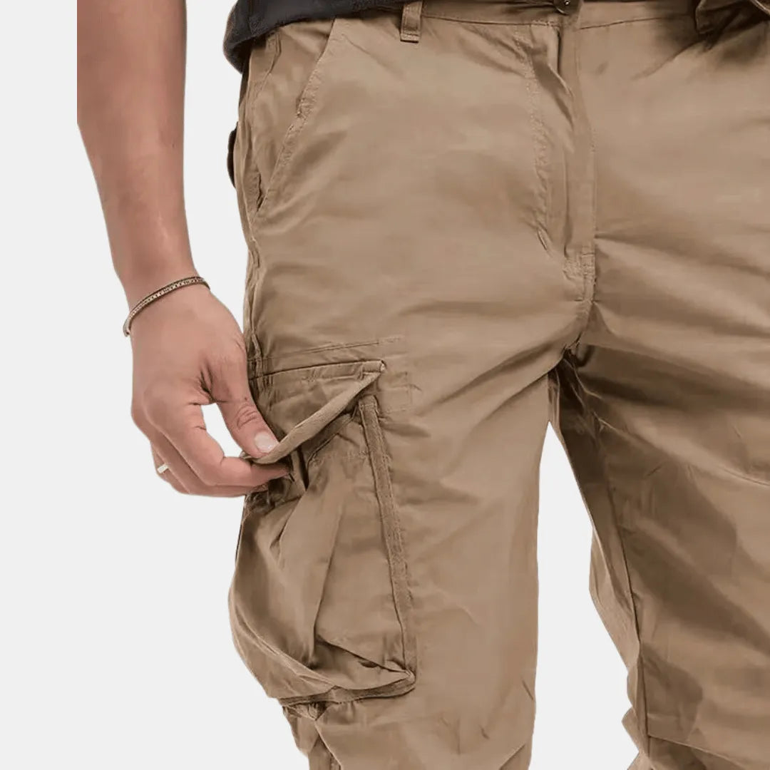 Men's Cargo Joggers with Adjustable Waistband and Multi-Functional Pockets 6