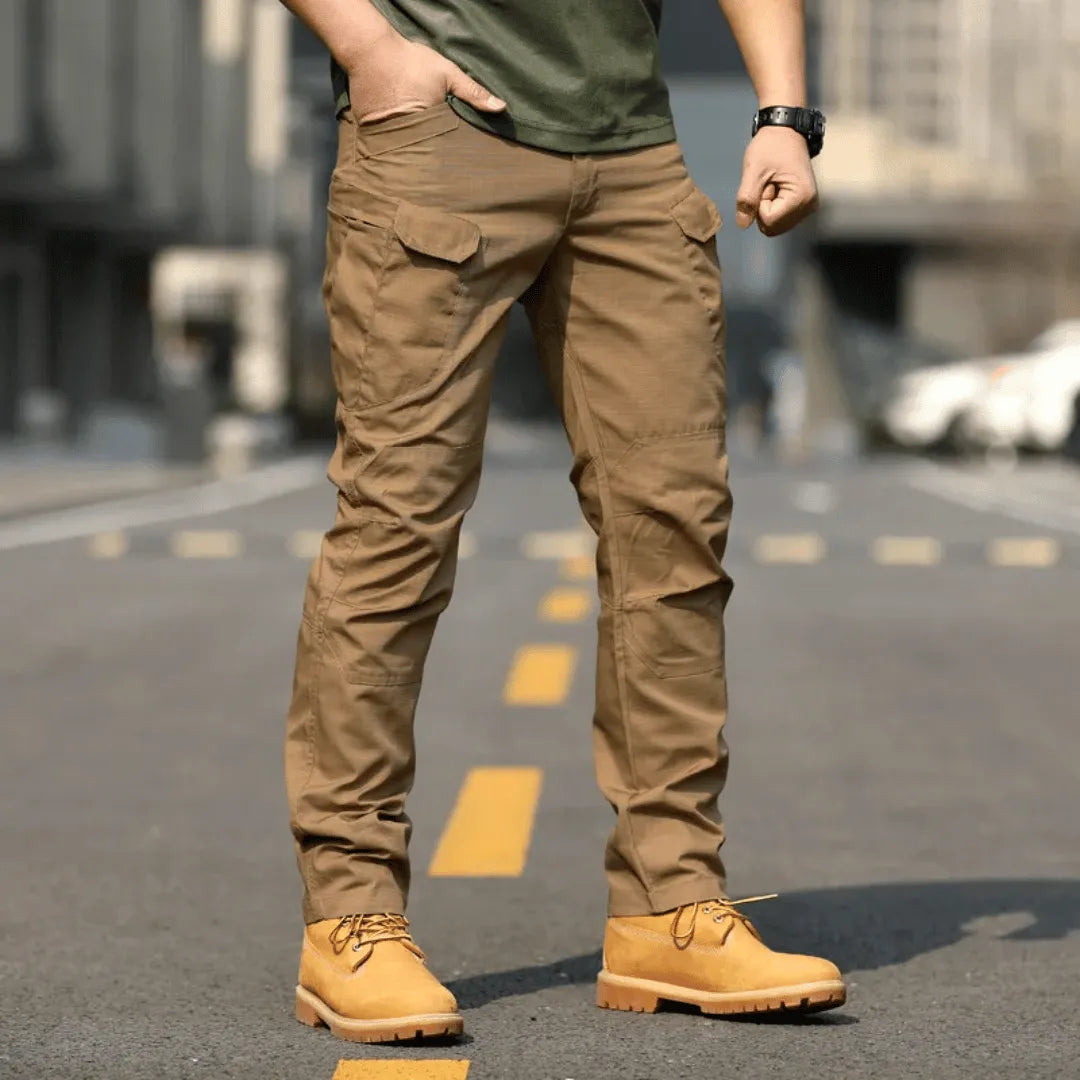Men's Cargo Pants with Multiple Pockets - Durable and Comfortable Trousers 0