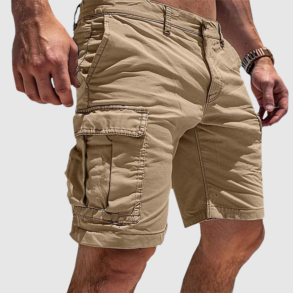 Men's Cargo Shorts with Multiple Pockets for Casual Summer Wear 3