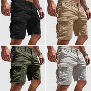 Men's Cargo Shorts with Multiple Pockets for Casual Summer Wear 5