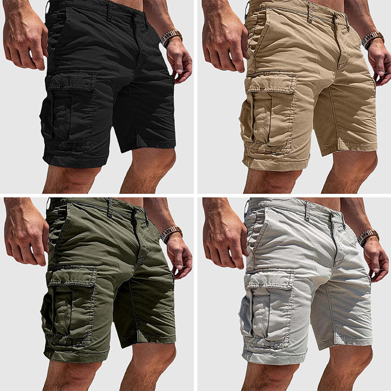 Men's Cargo Shorts with Multiple Pockets for Casual Summer Wear 5