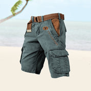 Men's Cargo Shorts with Six Pockets for Outdoor Activities and Everyday Wear 2