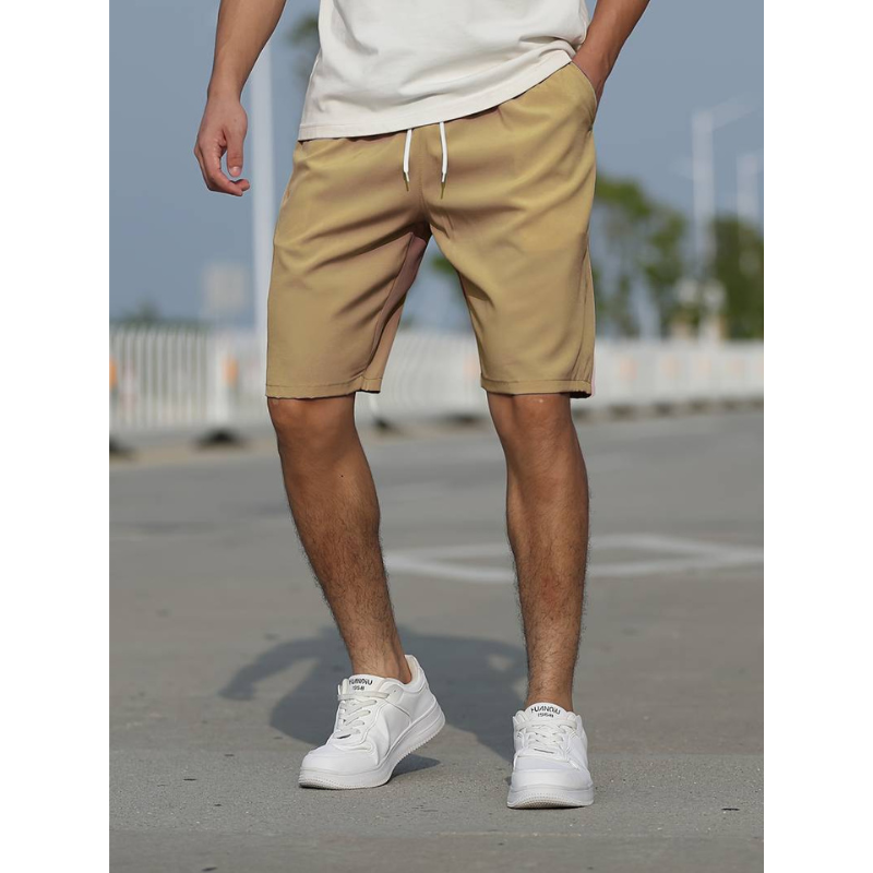 Men's Casual Shorts with Drawstring for Summer Comfort 4