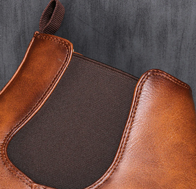 Men's Chelsea Boots - Elegant Slip-On Shoes for Formal and Casual Wear 2