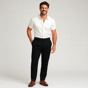 Men's Dress Pants - Tailored Fit for Office and Casual Wear