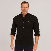 Men's Dress Shirt Long Sleeve Button-Up for Casual and Formal Occasions