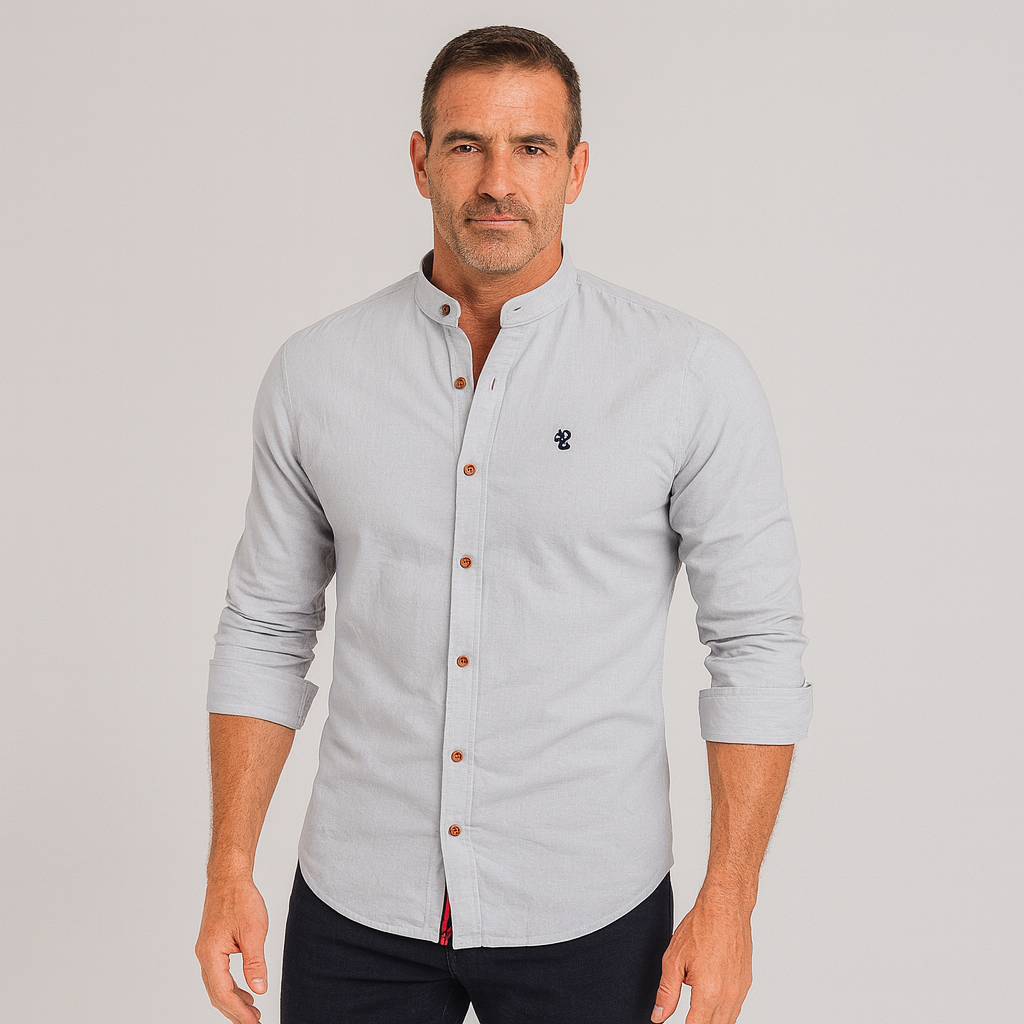 Men's Dress Shirt Long Sleeve Button-Up for Casual and Formal Occasions
