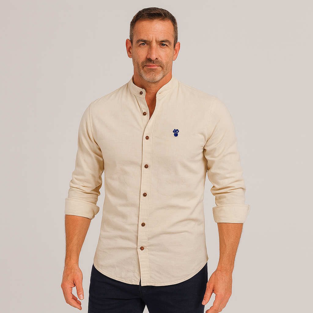 Men's Dress Shirt Long Sleeve Button-Up for Casual and Formal Occasions