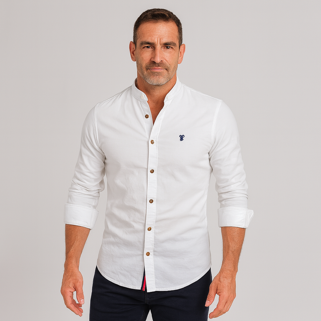 Men's Dress Shirt Long Sleeve Button-Up for Casual and Formal Occasions