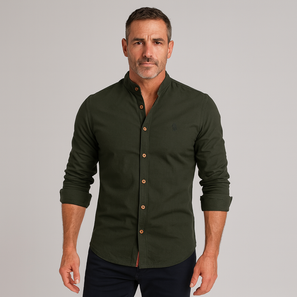 Men's Dress Shirt Long Sleeve Button-Up for Casual and Formal Occasions