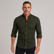 Men's Dress Shirt Long Sleeve Button-Up for Casual and Formal Occasions