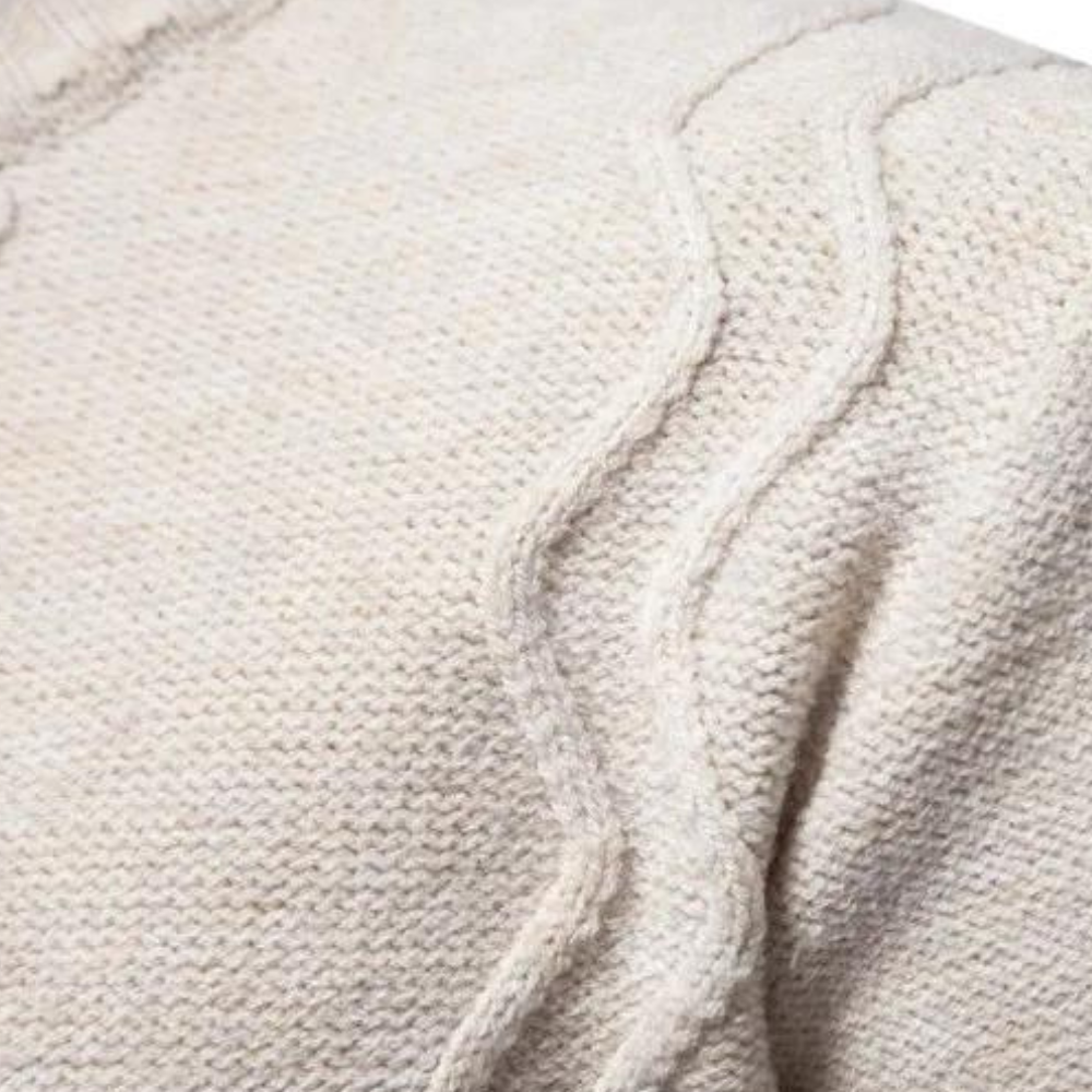 Men's Quarter Zip Sweater - Elegant Knitted Design for Casual and Stylish Wear 5