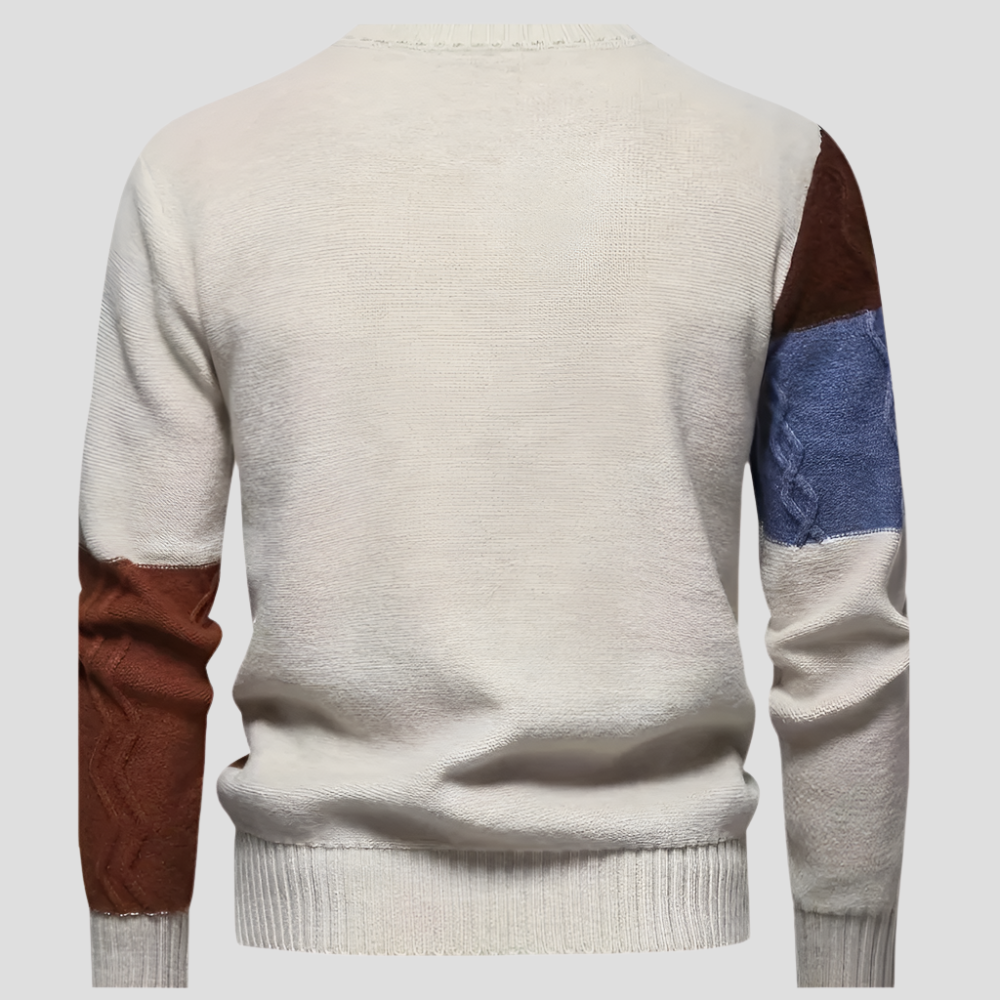 Men's Quarter Zip Sweater - Elegant Knitted Design for Casual and Stylish Wear 4