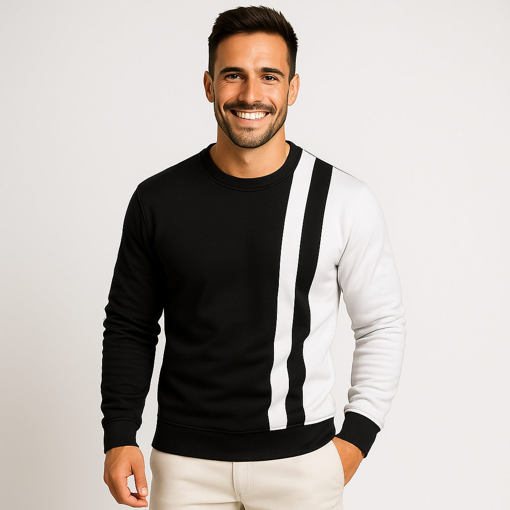 Men's Elegant Sweatshirt - Comfortable and Stylish Casual Top for All Seasons