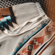 Men's Jacquard Knit Shorts with Adjustable Drawstring and Cargo Pocket 5