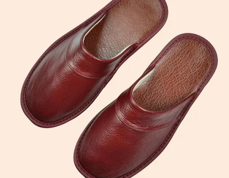 Men's Leather Slippers for Comfort and Style 0