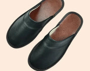 Men's Leather Slippers for Comfort and Style 1