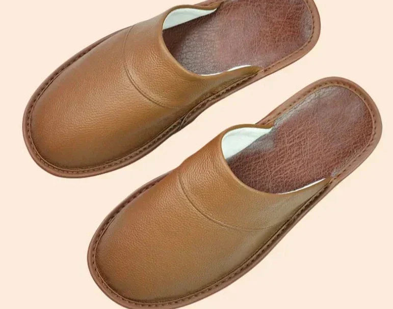 Men's Leather Slippers for Comfort and Style 4