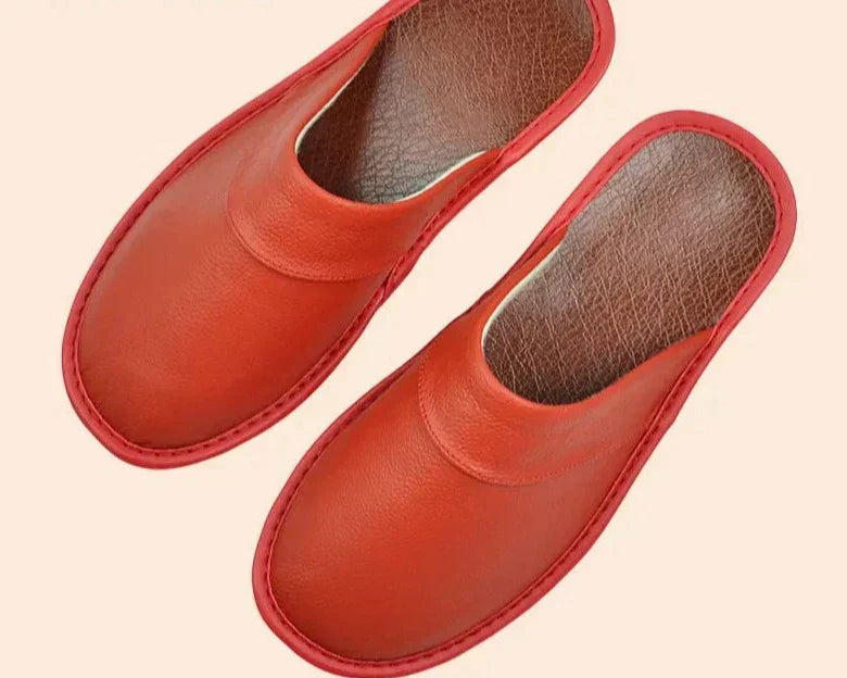 Men's Leather Slippers for Comfort and Style 8