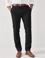Men's Linen Pants - Elegant and Comfortable for Casual or Formal Wear 1