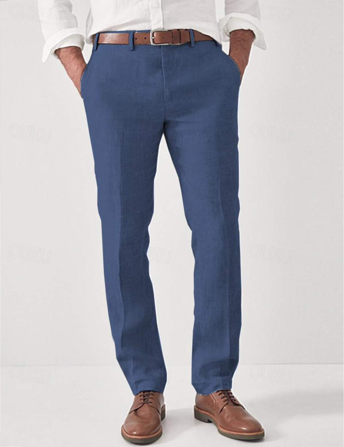Men's Linen Pants - Elegant and Comfortable for Casual or Formal Wear 3
